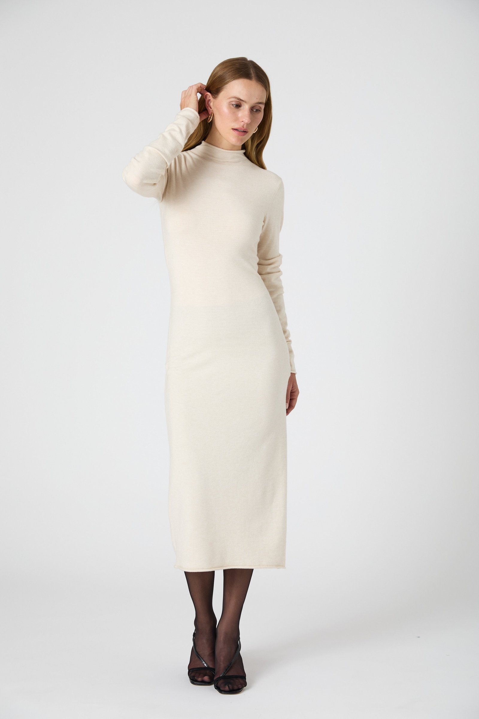 Cosysoft Side Split Midi Dress