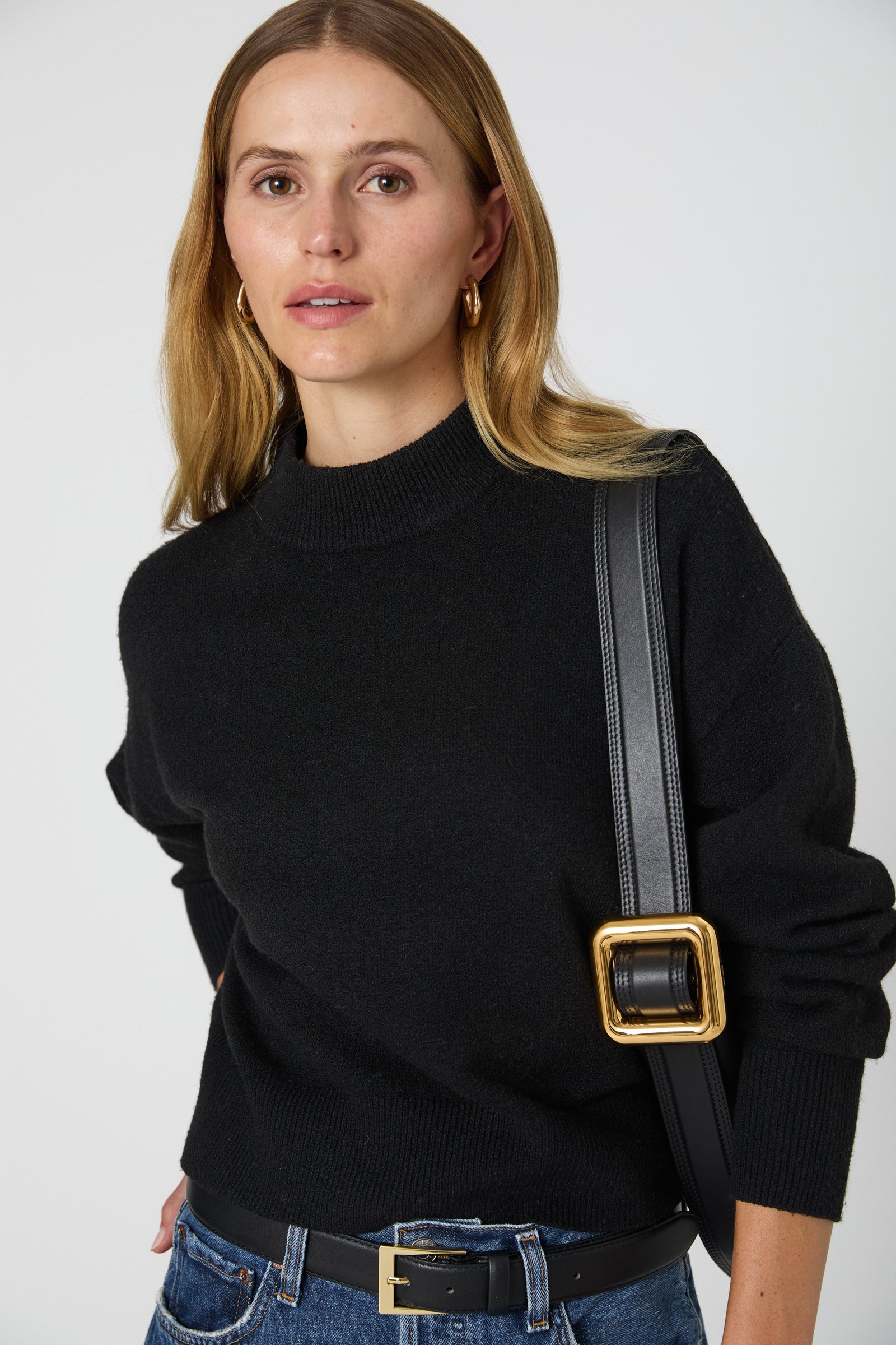 Vhari Mock Neck Sweater